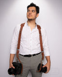 Dual Camera Leather Strap