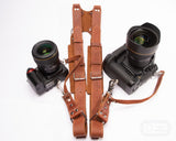 Dual Camera Leather Strap