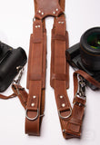 Dual Camera Leather Strap