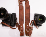 Dual Camera Leather Strap